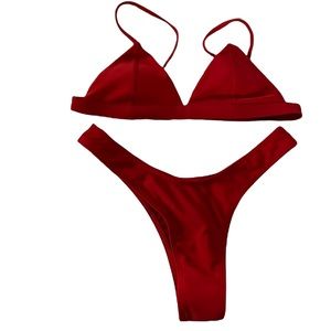 ✨ZAFUL✨ Red cheeky bikini